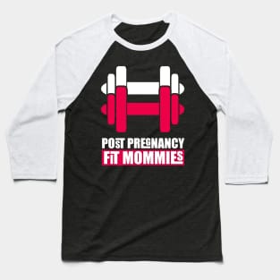 Motivational Pregnancy Lifting Artwork Baseball T-Shirt